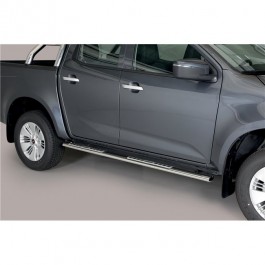 Стъпенки Misutonida DSP Inox за Isuzu D-Max (2020→) Double Cab