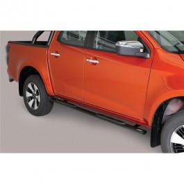Стъпенки Misutonida GPO Black за Isuzu D-Max (2020→) Double Cab