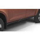Странични прагове Steeler Black за Isuzu D-Max (2020→) Double Cab
