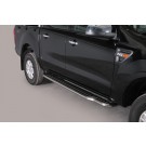 Стъпенки Misutonida Pedana Inox за Ford Ranger (2012→) Double Cab