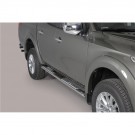 Стъпенки Misutonida DSP Inox за Fiat Fullback (2016→)